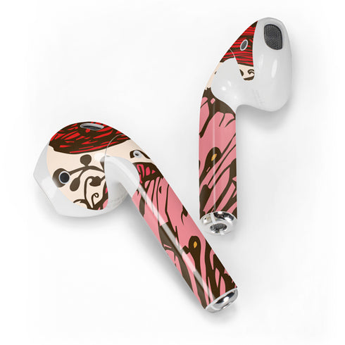 Rose Bud Floral Apple AirPods 2 Skin