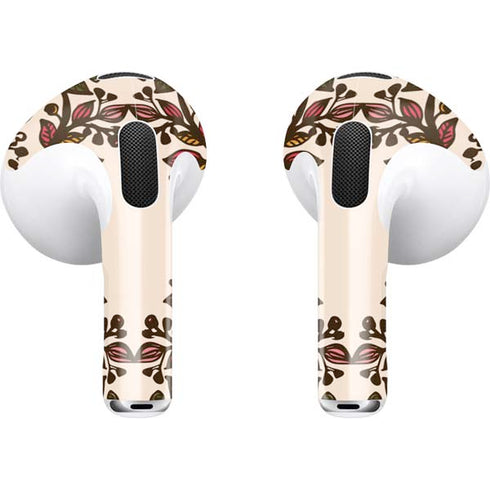 Rose Bud Floral Apple AirPods (3rd Gen 2021) Skin