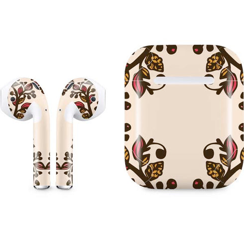 Rose Bud Floral Apple AirPods Skin
