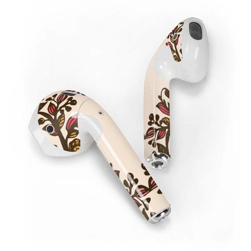 Rose Bud Floral Apple AirPods Skin