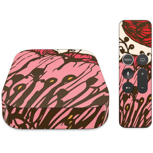 Rose Bud Floral Apple TV Skin