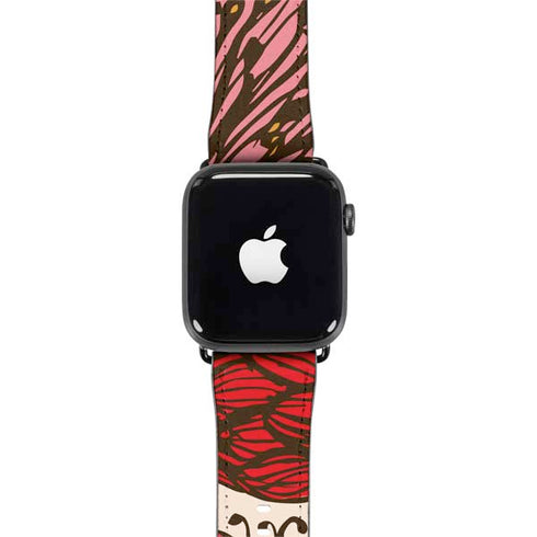 Rose Bud Floral Apple Watch Band 42-44mm