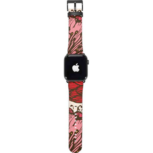 Rose Bud Floral Apple Watch Band 42-44mm