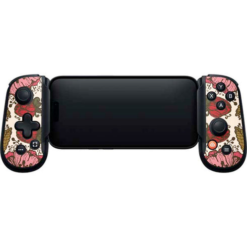 Rose Bud Floral Backbone One for iPhone Game Controller Skin