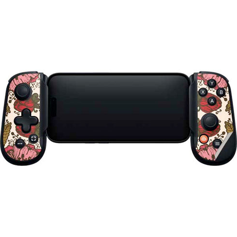 Rose Bud Floral Backbone One for iPhone Game Controller Skin