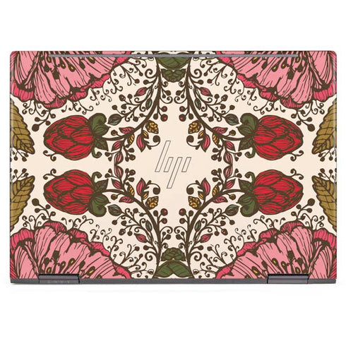 Rose Bud Floral HP Envy Skin