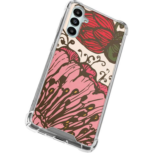 Rose Bud Floral Galaxy A14 5G Clear Case