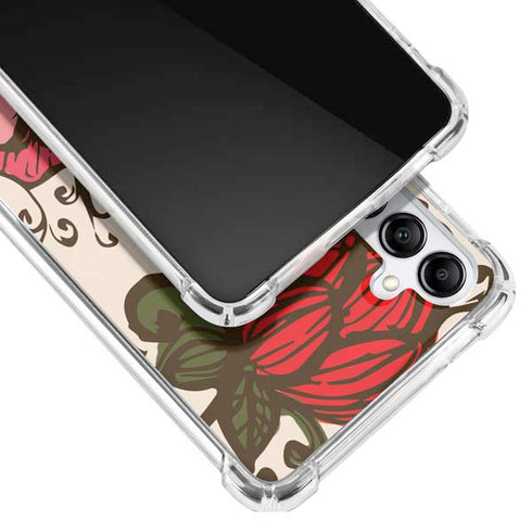 Rose Bud Floral Galaxy A14 5G Clear Case