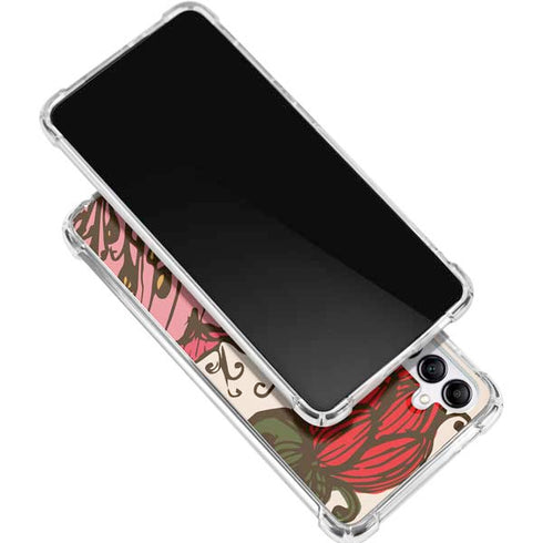 Rose Bud Floral Galaxy A15 5G Clear Case