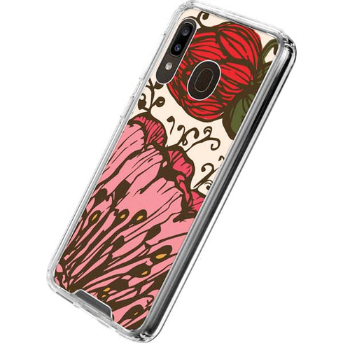 Rose Bud Floral Galaxy A30 Clear Case