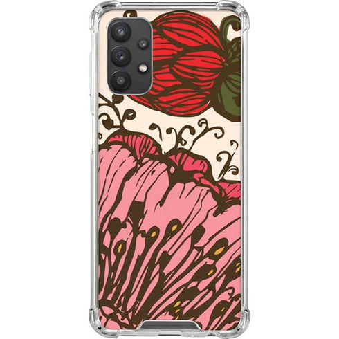 Rose Bud Floral Galaxy A32 5G Clear Case