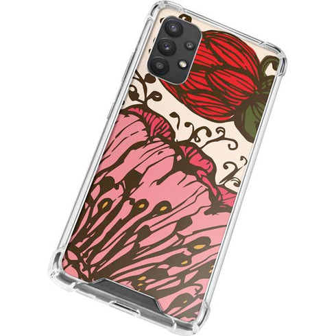 Rose Bud Floral Galaxy A32 5G Clear Case