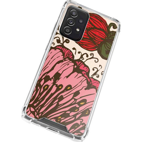 Rose Bud Floral Galaxy A52 5G Clear Case