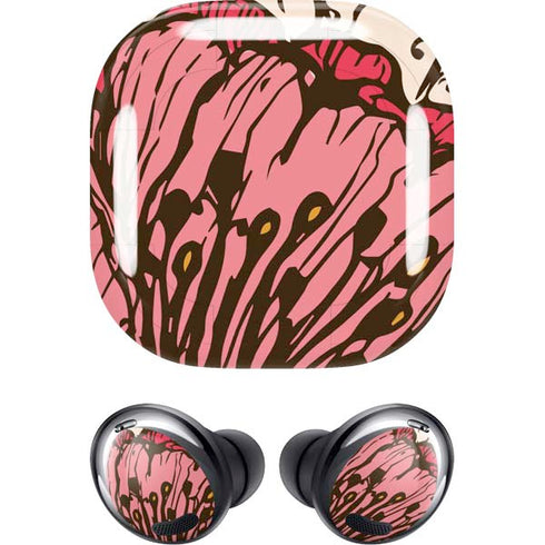 Rose Bud Floral Galaxy Buds Pro Skin