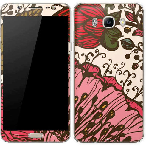 Rose Bud Floral Galaxy J7 Skin