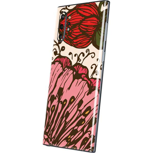 Rose Bud Floral Galaxy Note 10 Plus Skin