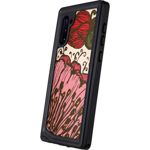 Rose Bud Floral Galaxy Note 10 Waterproof Case