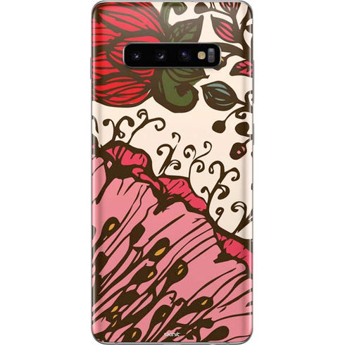 Rose Bud Floral Galaxy S10 Plus Skin