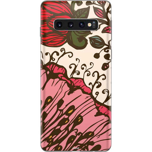 Rose Bud Floral Galaxy S10 Skin