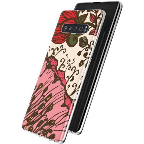 Rose Bud Floral Galaxy S10 Skin