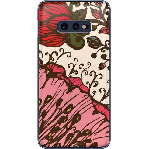 Rose Bud Floral Galaxy S10e Skin