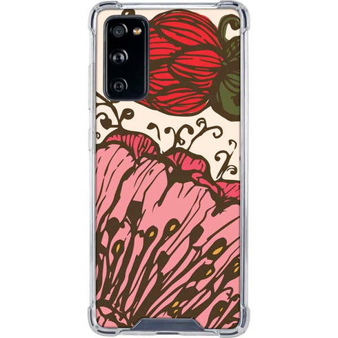 Rose Bud Floral Galaxy S20 FE Clear Case