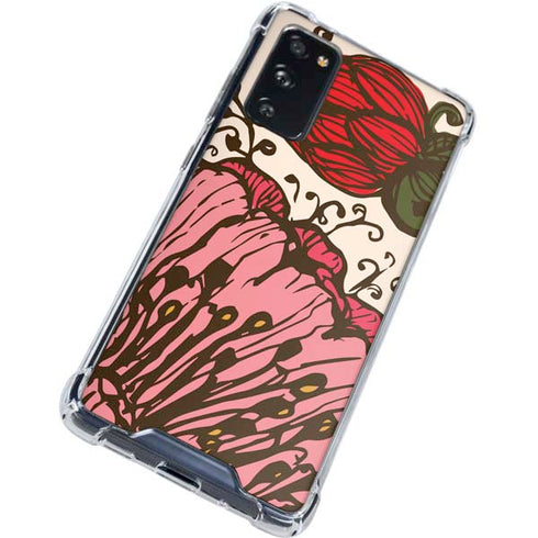 Rose Bud Floral Galaxy S20 FE Clear Case