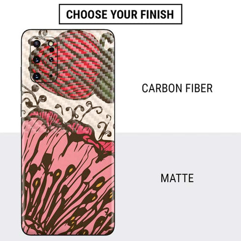 Rose Bud Floral Galaxy S20 Plus Skin