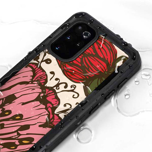 Rose Bud Floral Galaxy S20 Plus Waterproof Case