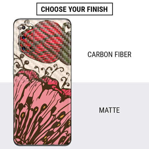 Rose Bud Floral Galaxy S20 Skin