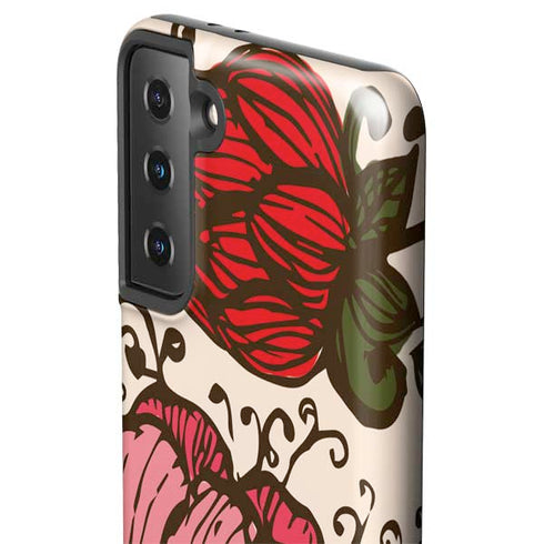 Rose Bud Floral Galaxy S21 FE Pro Case
