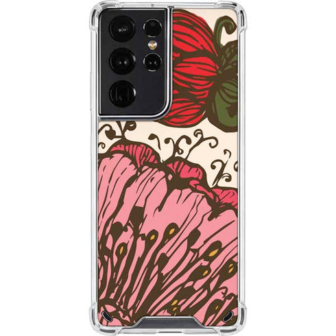 Rose Bud Floral Galaxy S21 Ultra 5G Clear Case