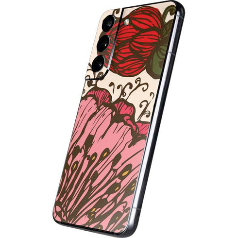 Rose Bud Floral Galaxy S22 Skin