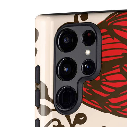 Rose Bud Floral Galaxy S22 Ultra Pro Case