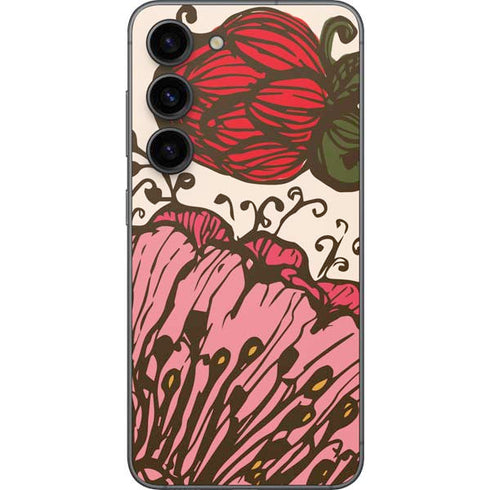 Rose Bud Floral Galaxy S23 Skin