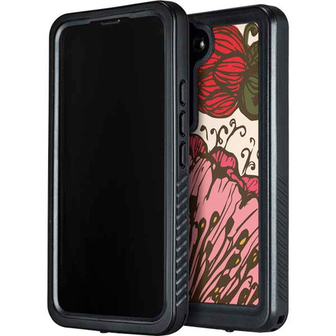 Rose Bud Floral Galaxy S23 Waterproof Case