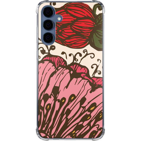 Rose Bud Floral Galaxy S24 Clear Case