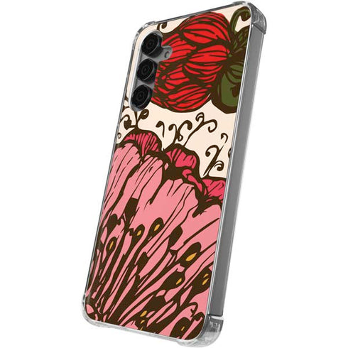 Rose Bud Floral Galaxy S24 Plus Clear Case