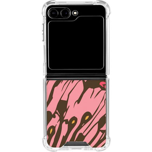Rose Bud Floral Galaxy Z Flip5 5G Clear Case