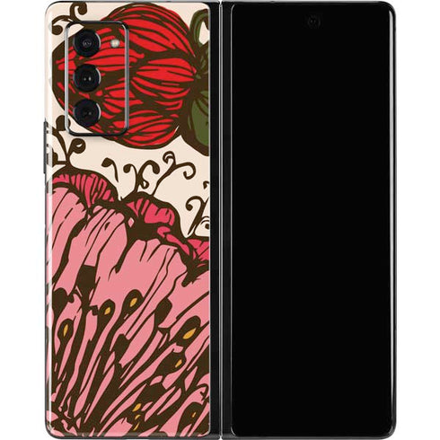 Rose Bud Floral Galaxy Z Fold2 5G Skin