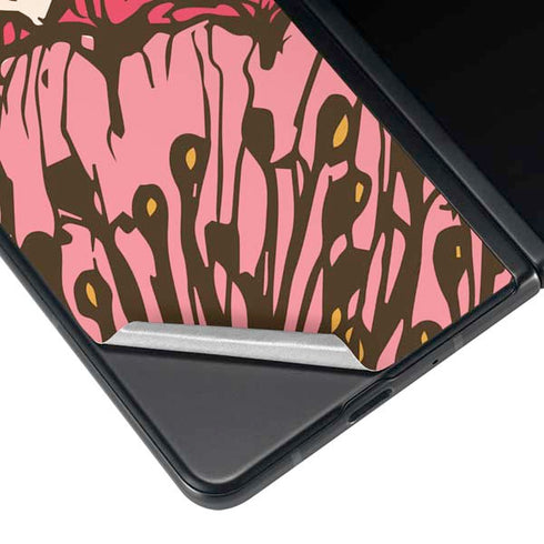 Rose Bud Floral Galaxy Z Fold3 5G Skin