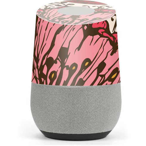 Rose Bud Floral Google Home Skin