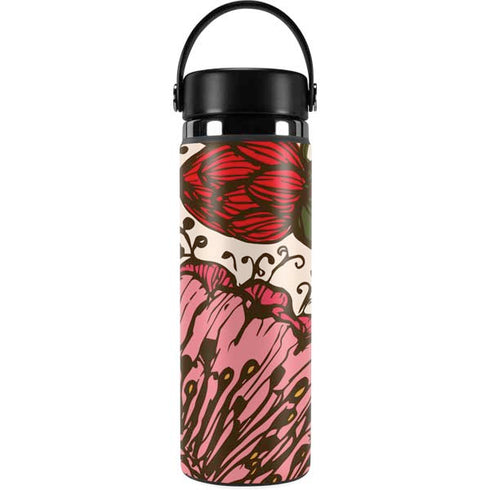 Rose Bud Floral Hydro Flask 20oz Wide Mouth Skin