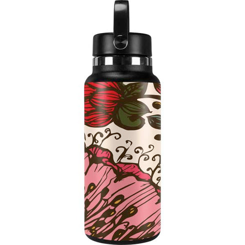 Rose Bud Floral Hydro Flask 32oz Wide Mouth Skin