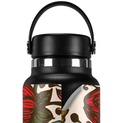 Rose Bud Floral Hydro Flask 32oz Wide Mouth Skin