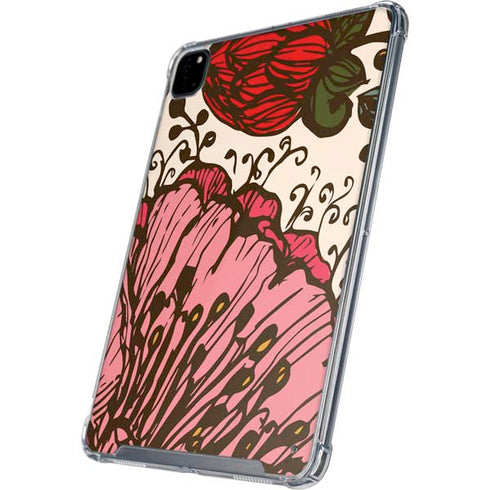 Rose Bud Floral iPad Pro 12.9in (2020) Clear Case