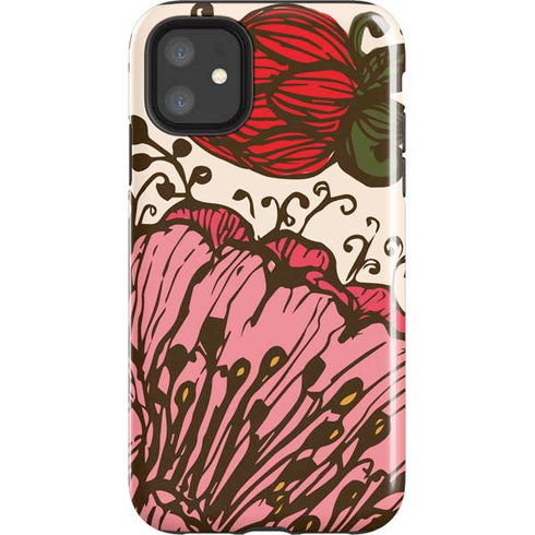 Rose Bud Floral iPhone 11 Impact Case