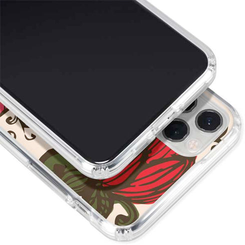 Rose Bud Floral iPhone 11 Pro Clear Case