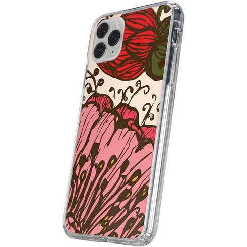 Rose Bud Floral iPhone 11 Pro Clear Case