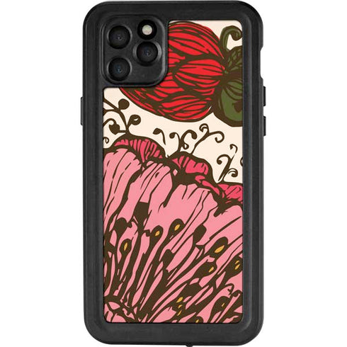 Rose Bud Floral iPhone 11 Pro Max Waterproof Case
